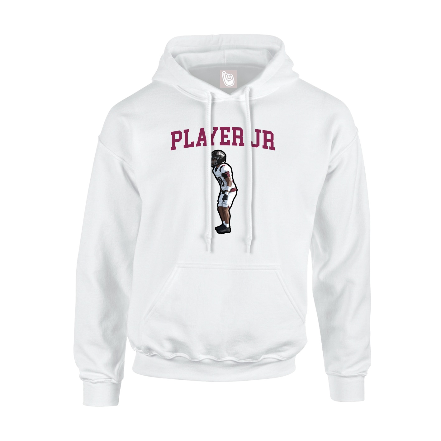 Hoodie — Shirsey in White