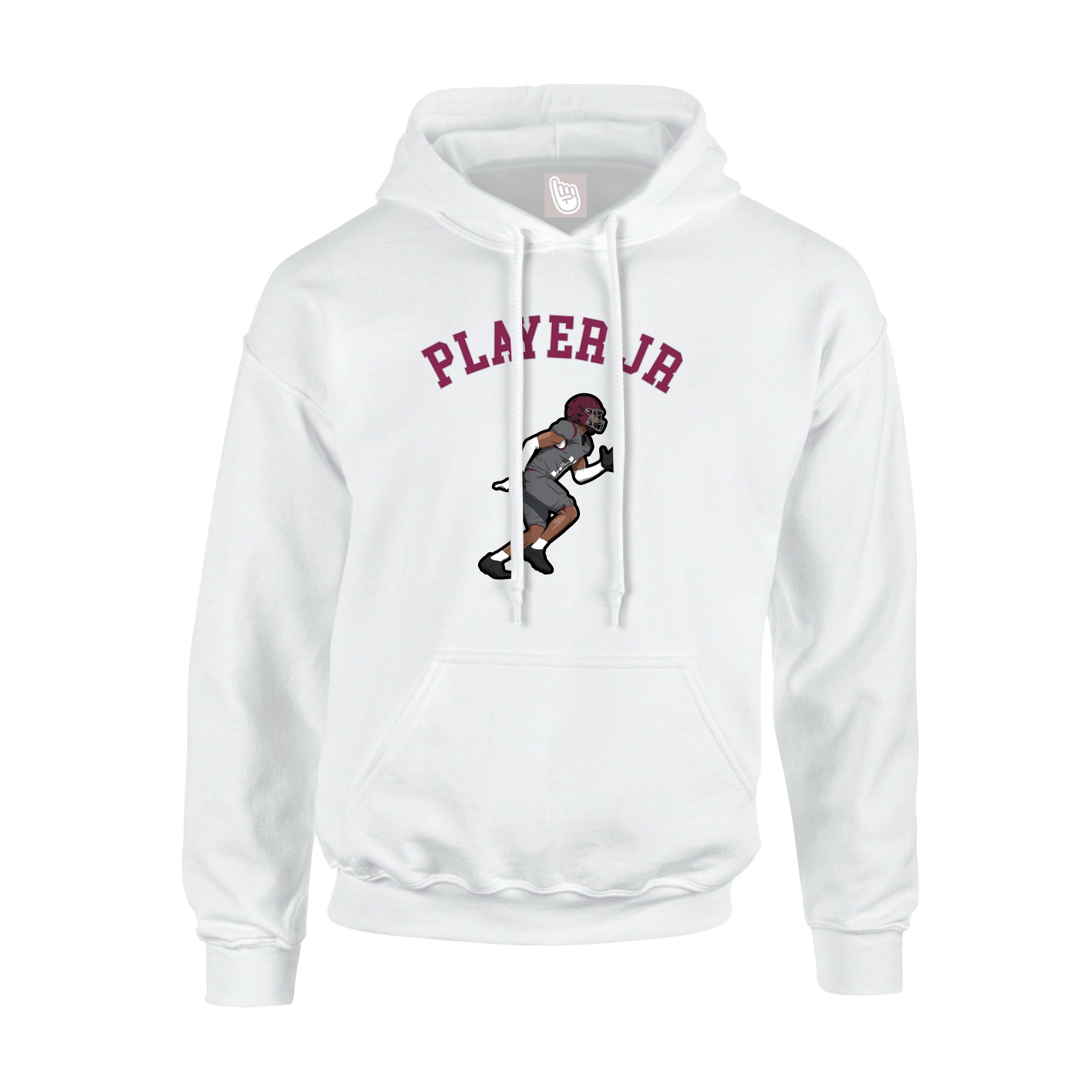 Youth Hoodie — Shirsey Arch in White