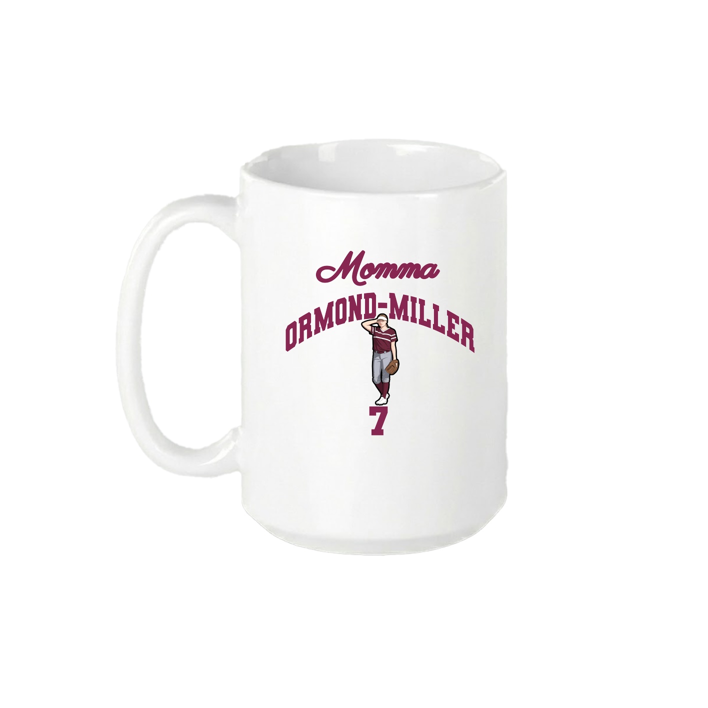 15oz Coffee Mug — Mothers Day Arch in White