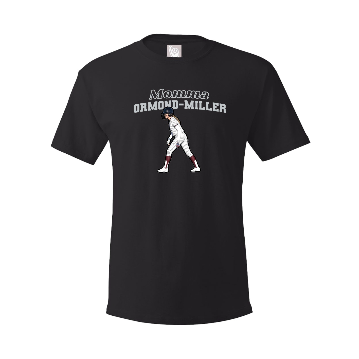 Youth Tee — Mothers Day Block in Black