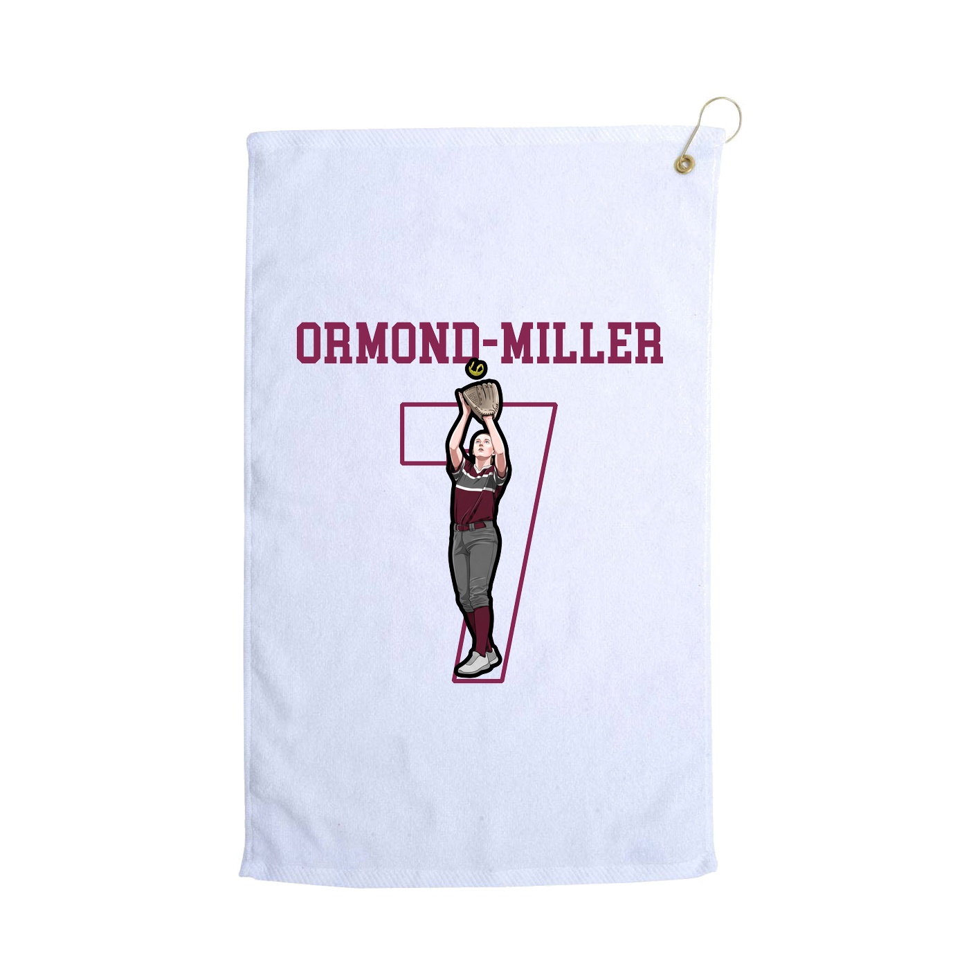 Golf Towel — Shirsey in White