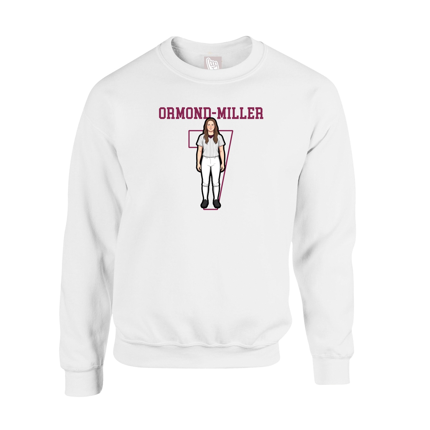 Fleece Crew — Shirsey in White
