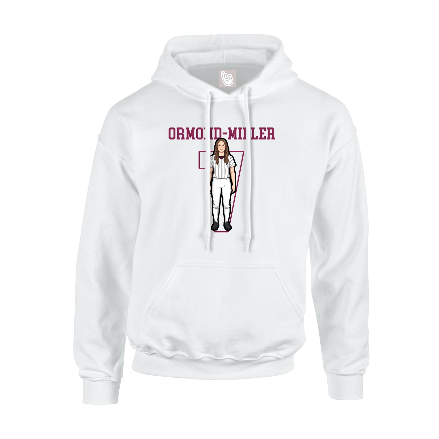 Youth Hoodie — Shirsey in White