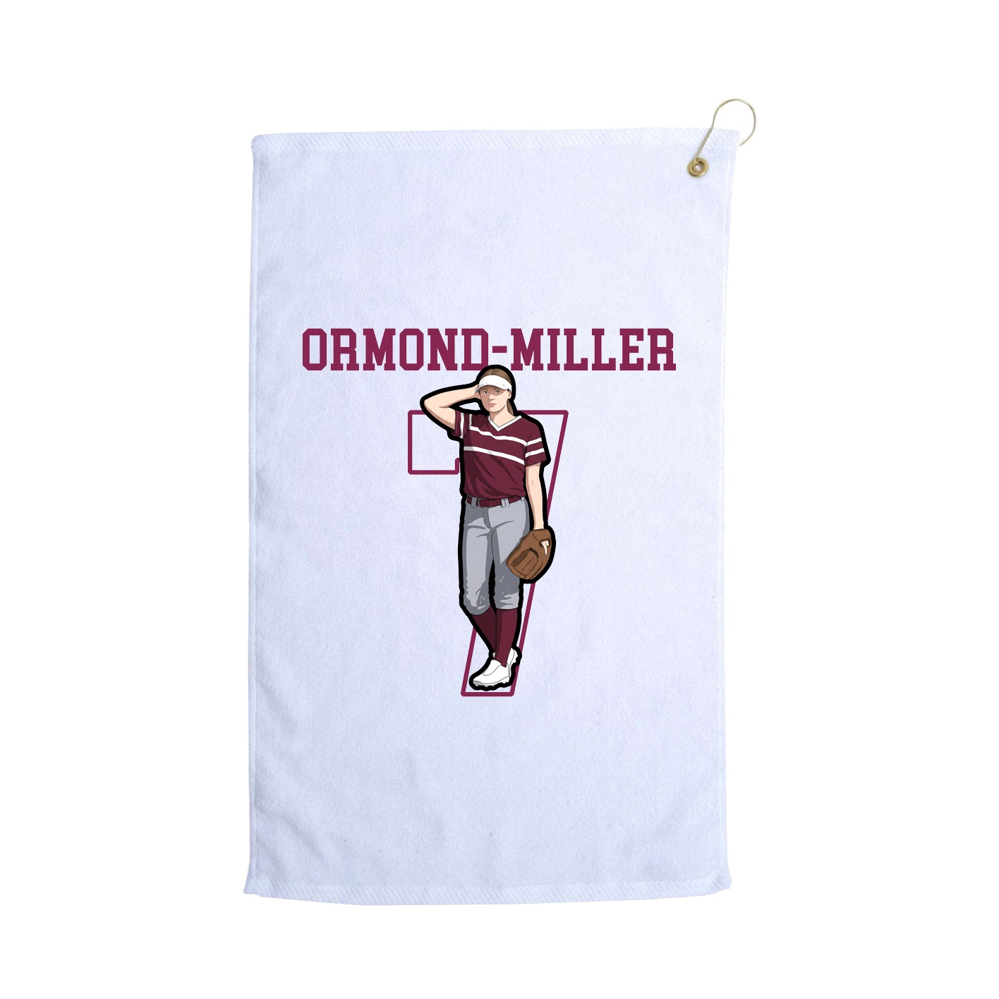 Golf Towel — Shirsey in White