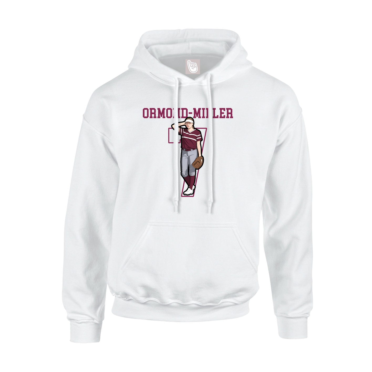 Youth Hoodie — Shirsey in White