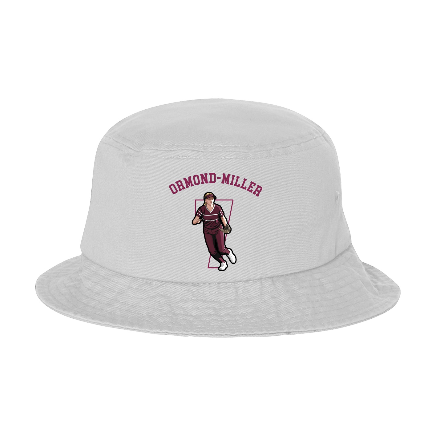 Bucket Cap — Shirsey Arch in White