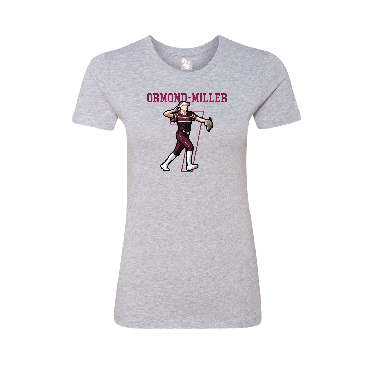Fitted Women's Tee — Shirsey in Grey
