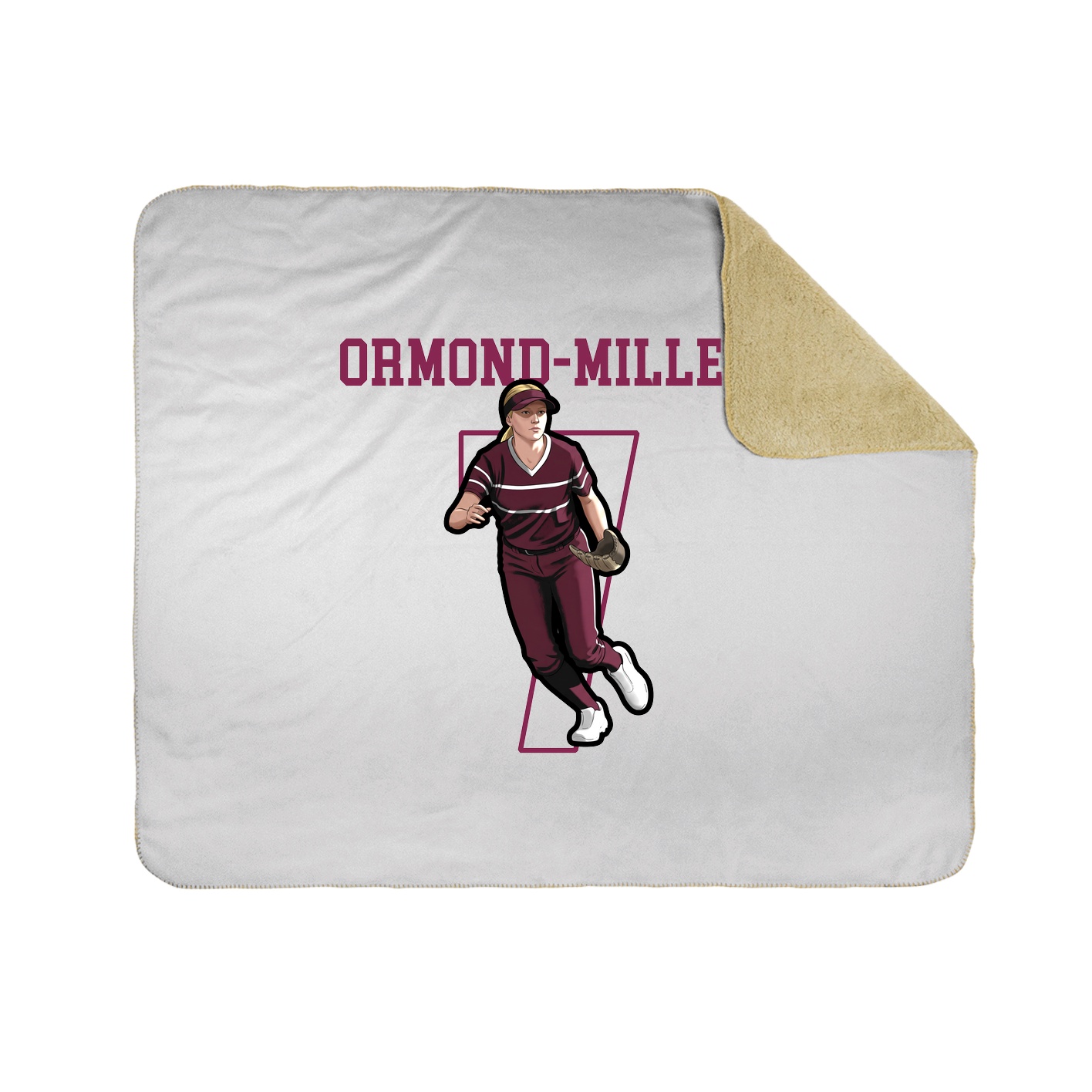 Throw Blanket — Shirsey in White
