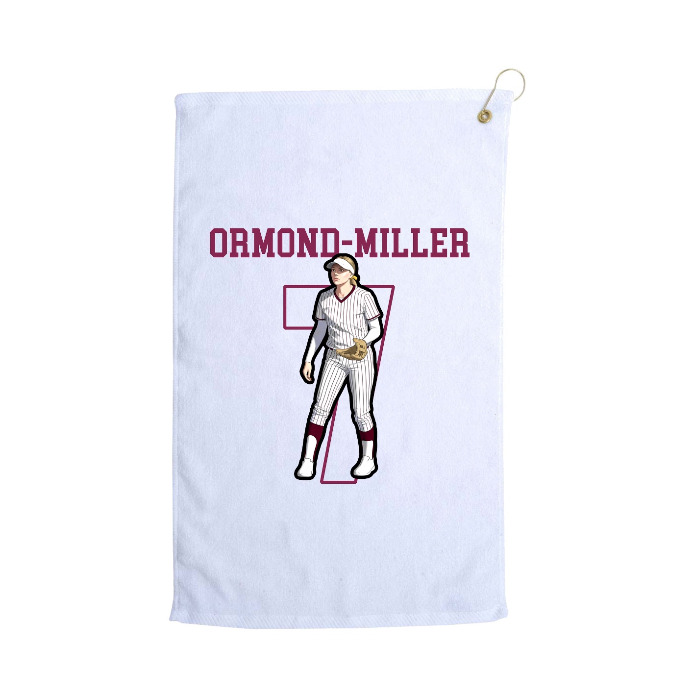 Golf Towel — Shirsey in White