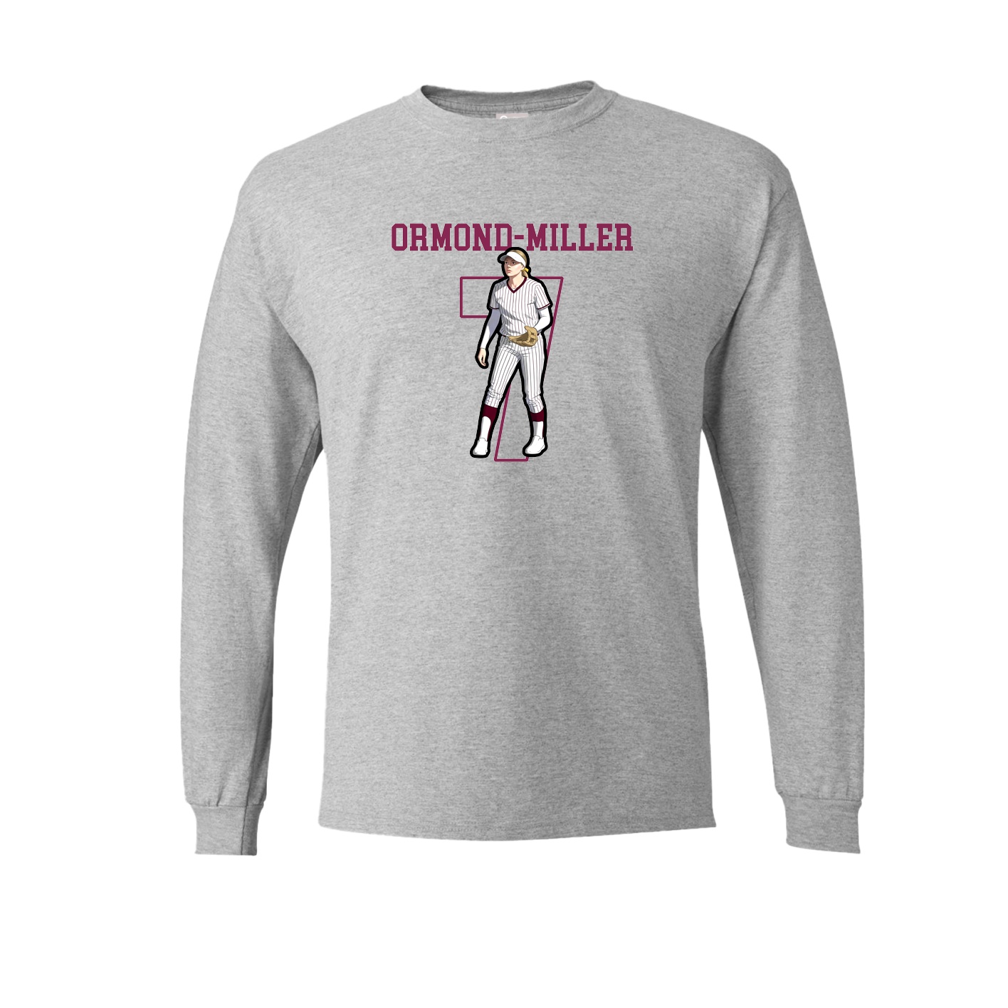 Long Sleeve Tee — Shirsey in Grey