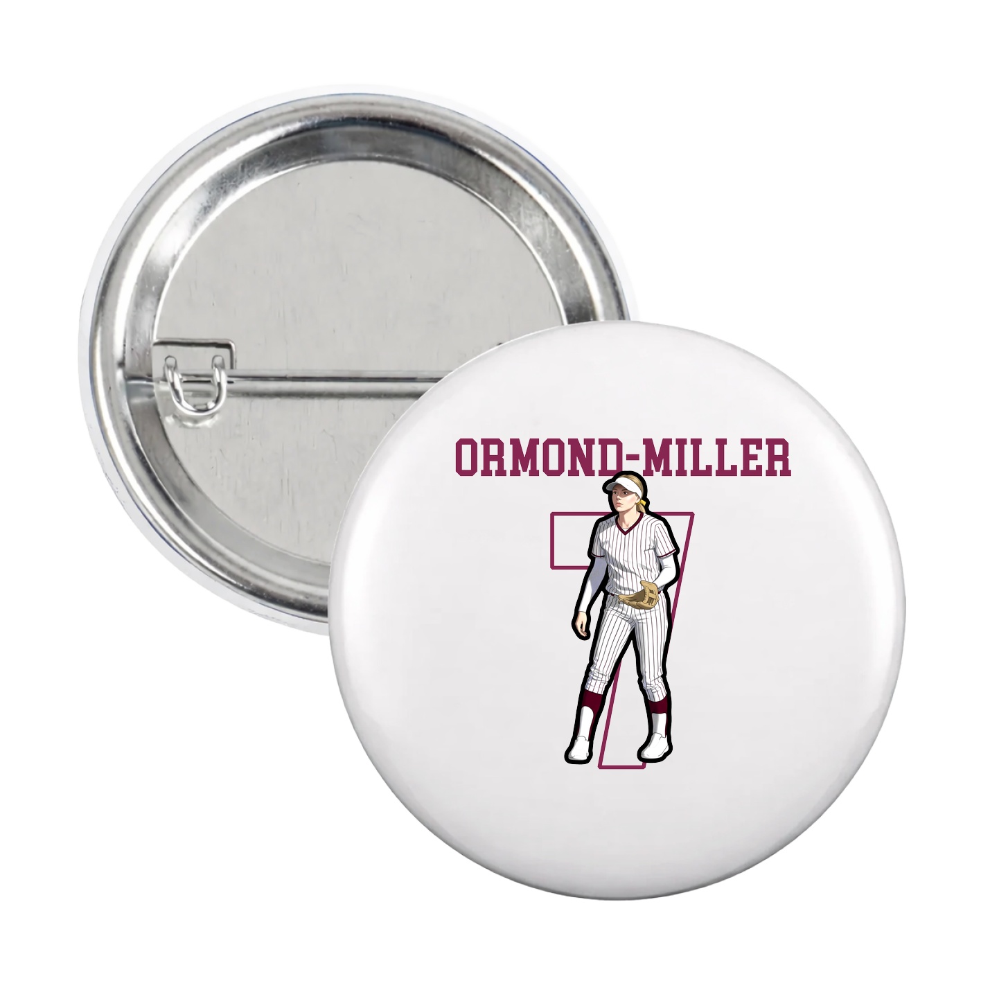 Game Day Button — Shirsey in White