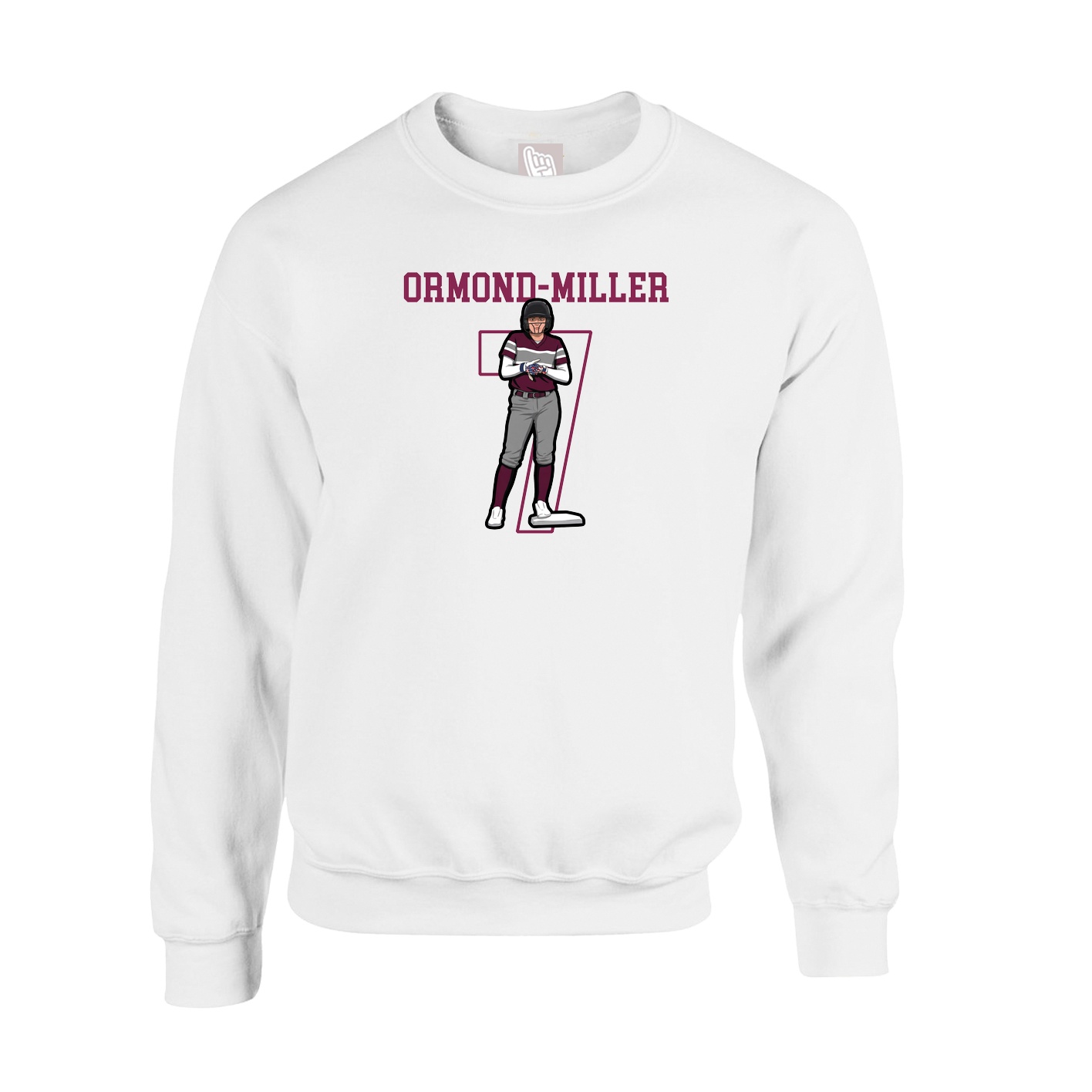 Fleece Crew — Shirsey in White