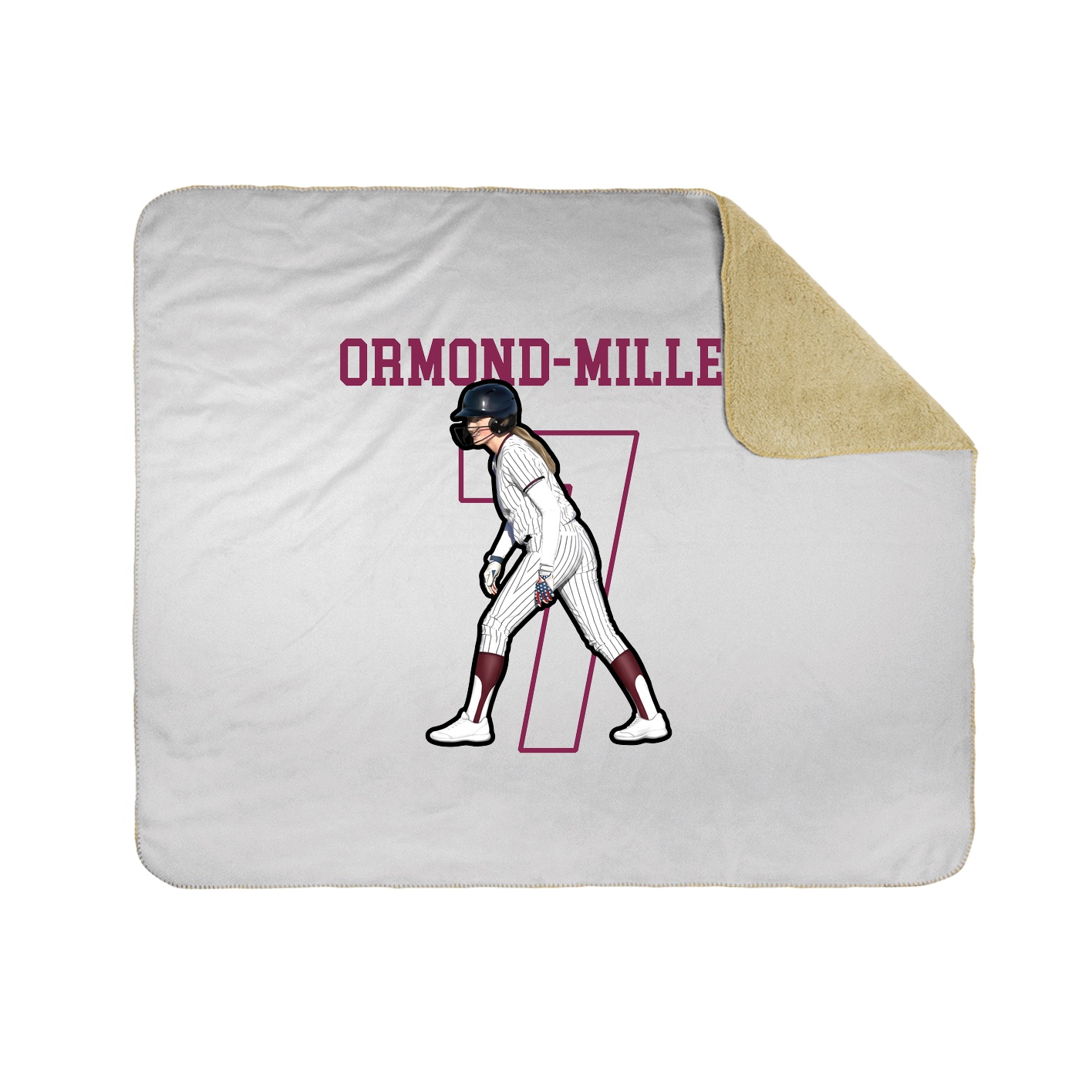Throw Blanket — Shirsey in White