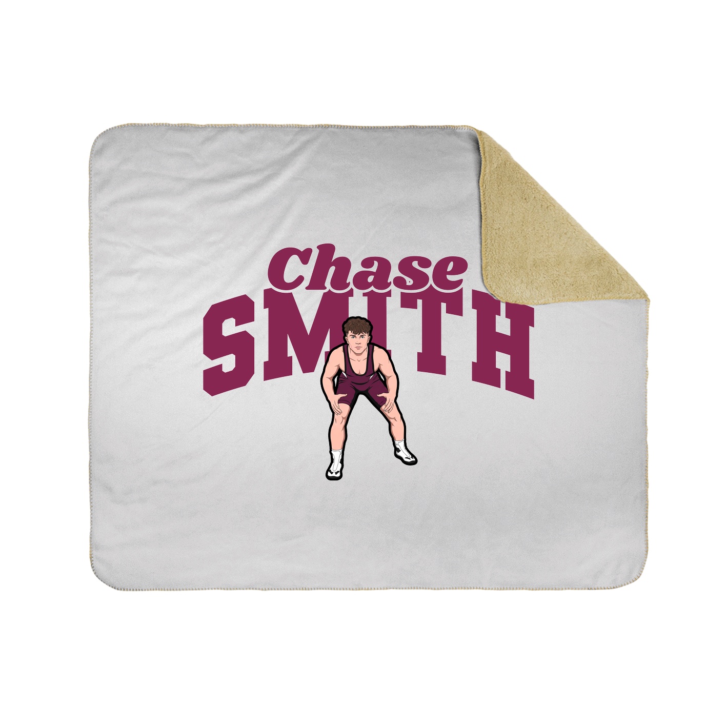 Throw Blanket — Signature Arch in White