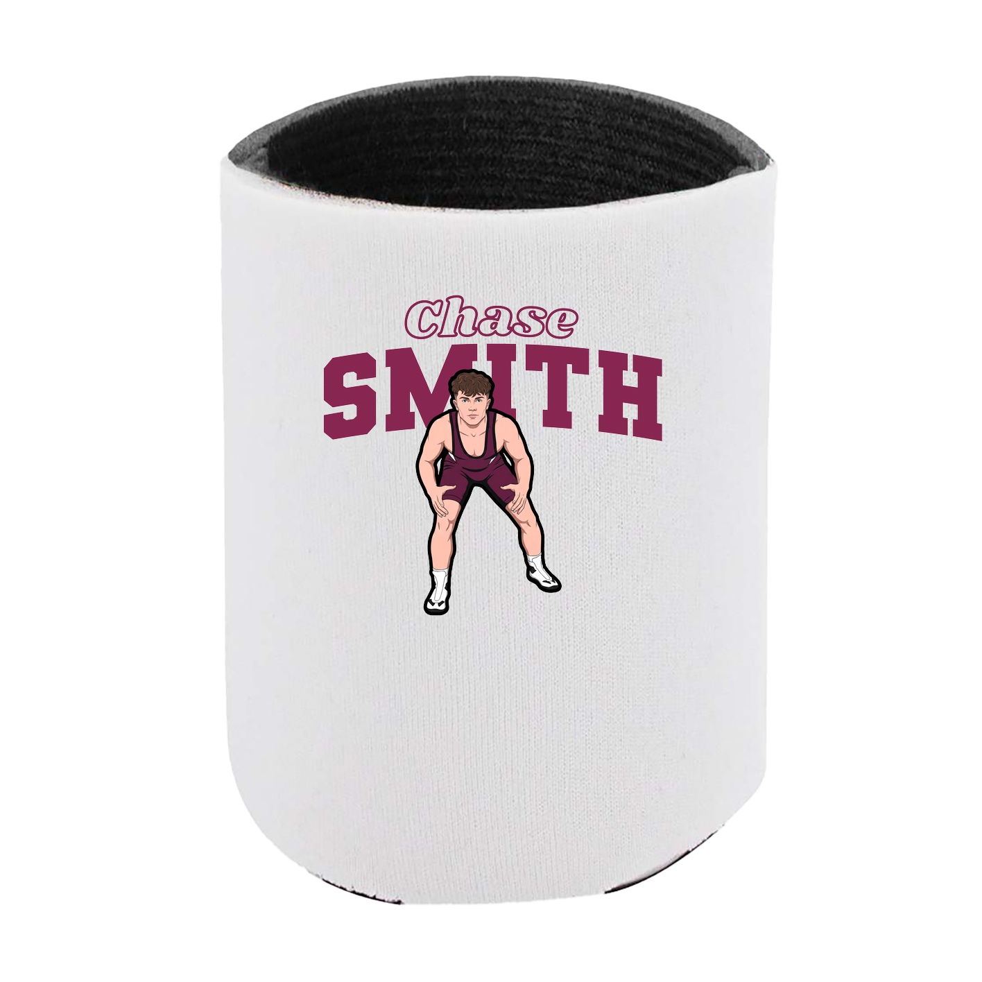 Can Holder — Name Arch in White