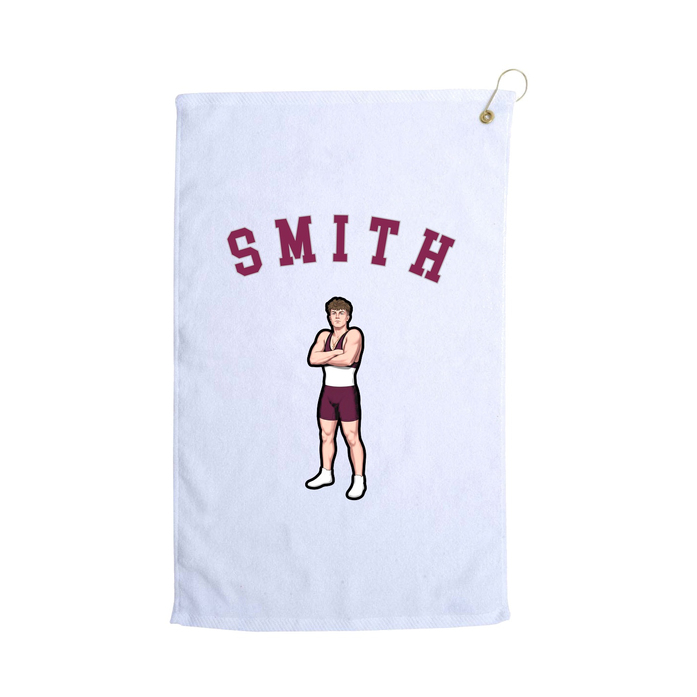 Golf Towel — Shirsey Arch in White