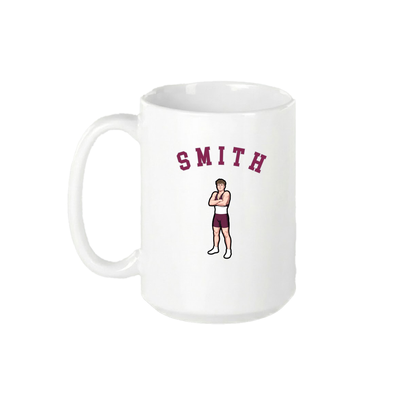 15oz Coffee Mug — Shirsey Arch in White
