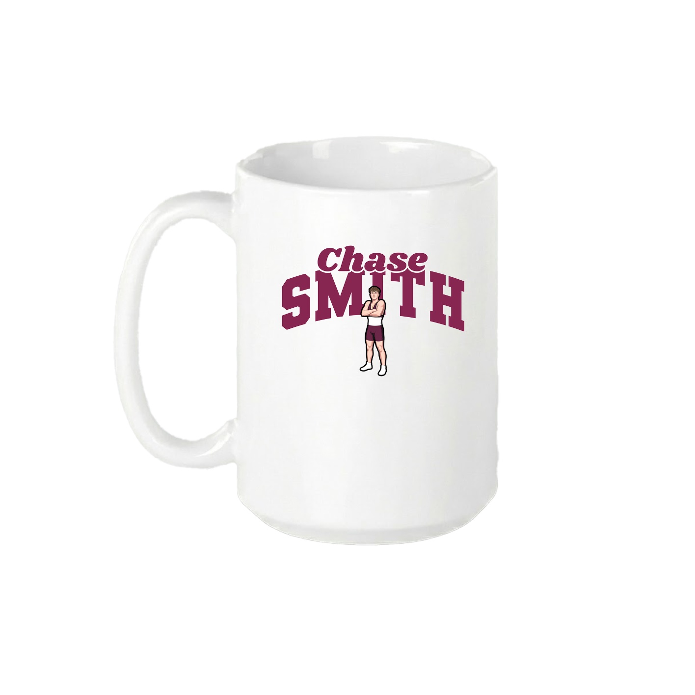 15oz Coffee Mug — Signature Arch in White