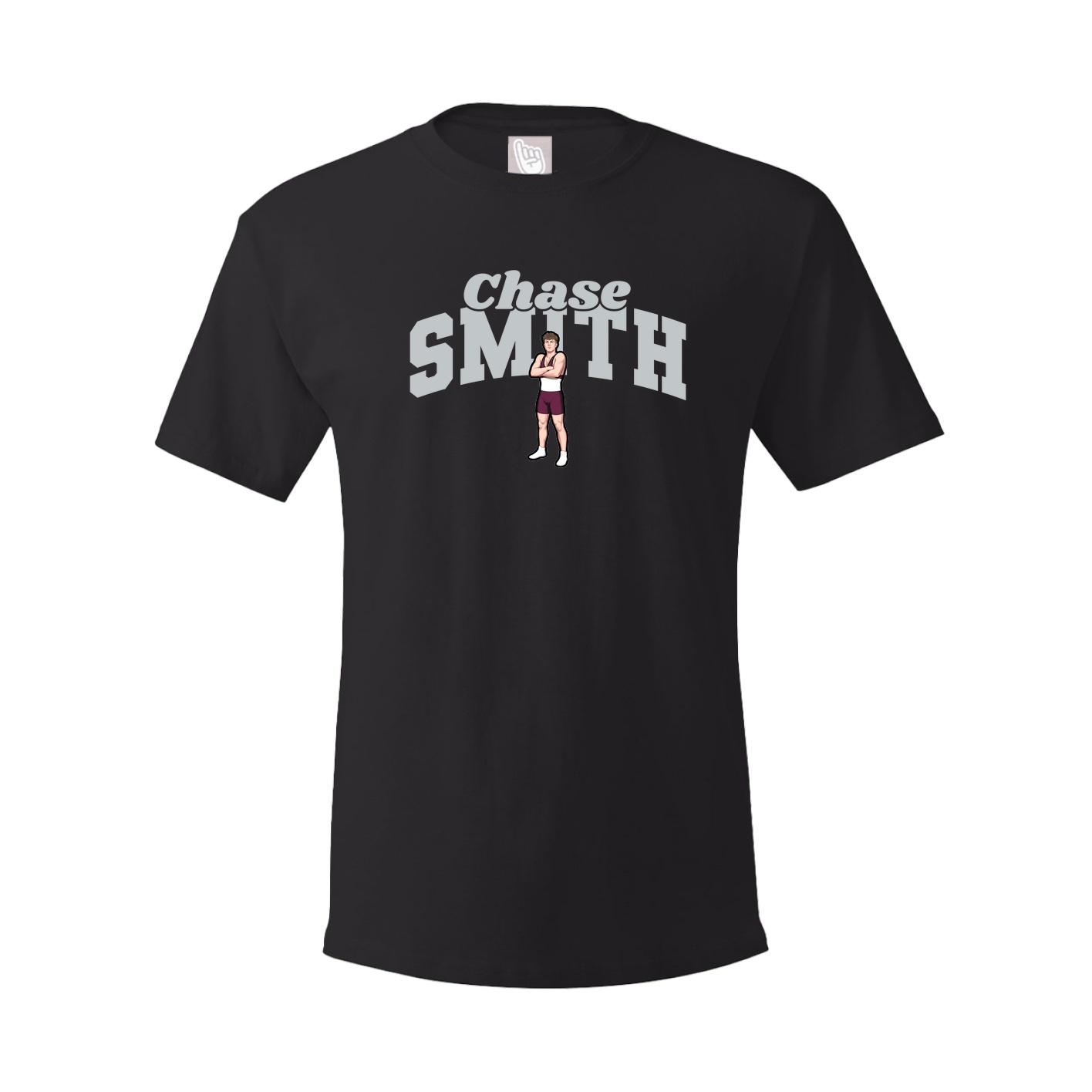 Youth Tee — Signature Arch in Black