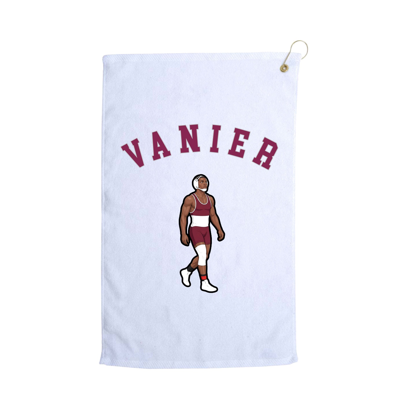 Golf Towel — Shirsey Arch in White