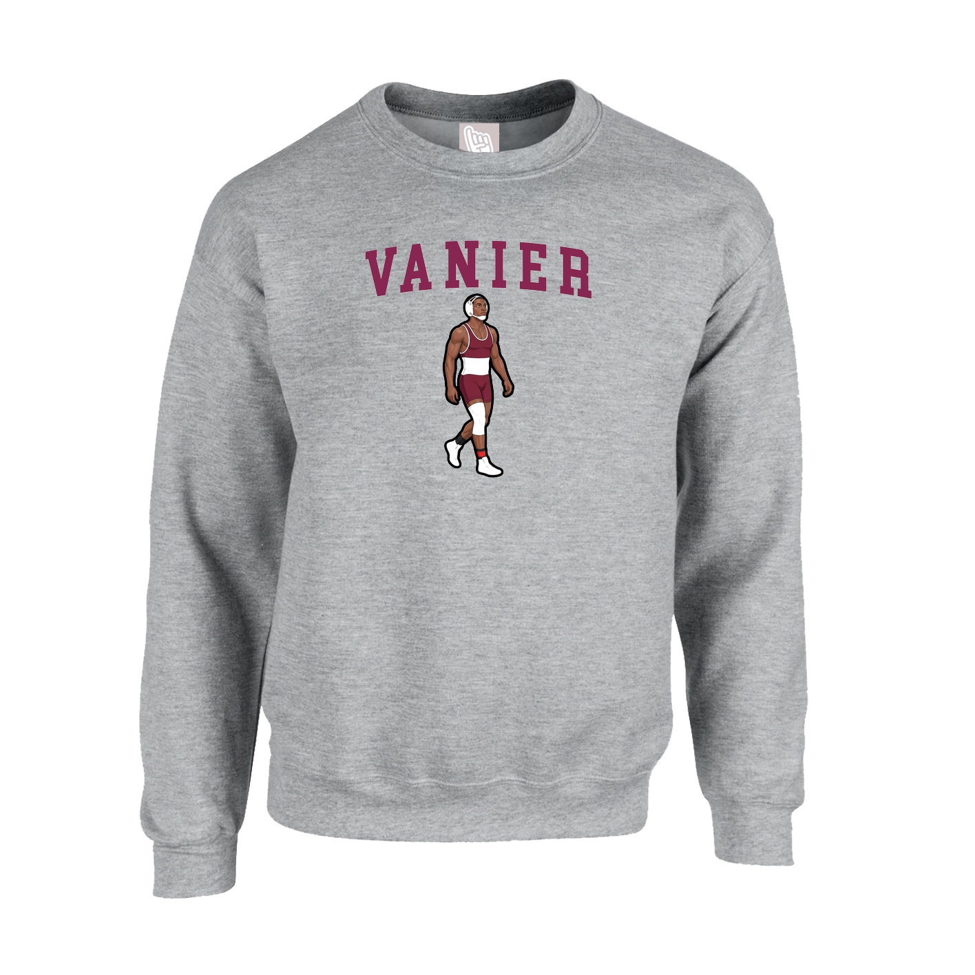 Fleece Crew — Shirsey in Grey