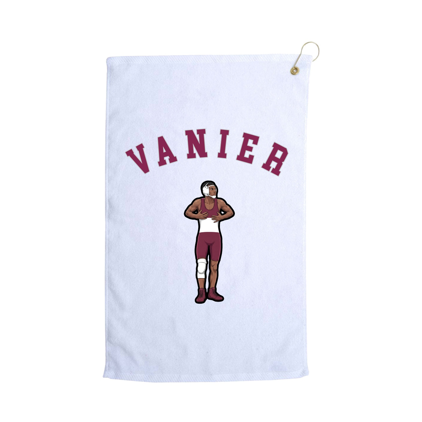 Golf Towel — Shirsey Arch in White