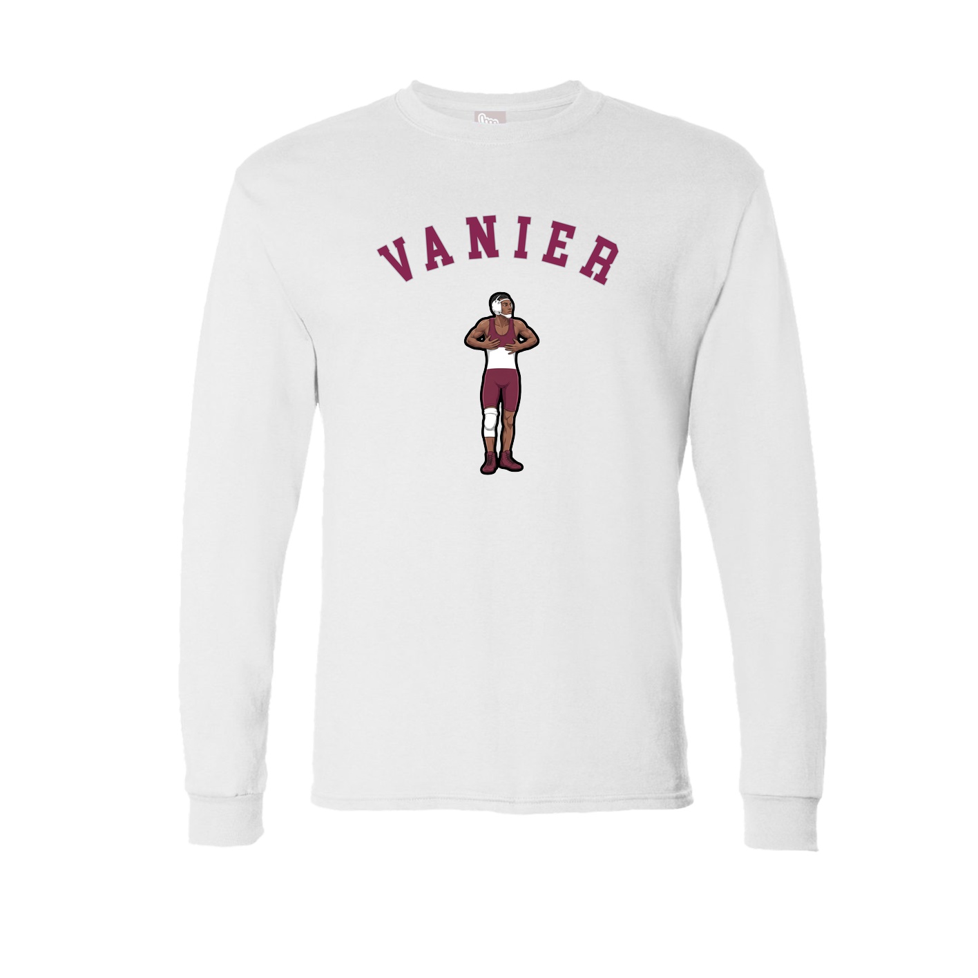 Long Sleeve Tee — Shirsey Arch in White