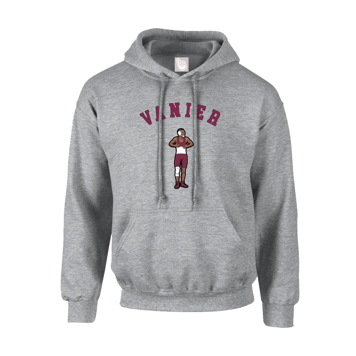 Youth Hoodie — Shirsey Arch in Grey