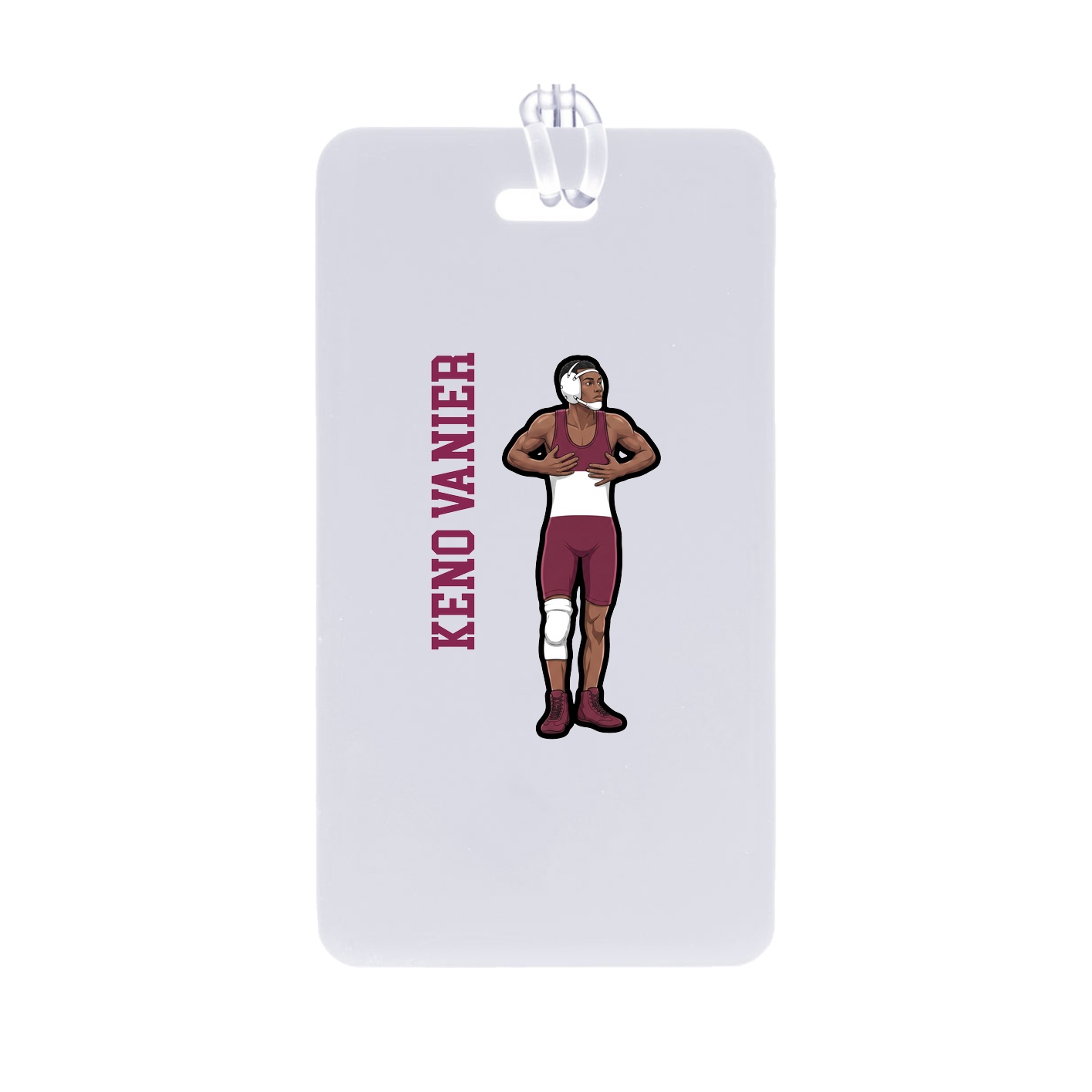 Bag Tag — Name Vertical in Classic