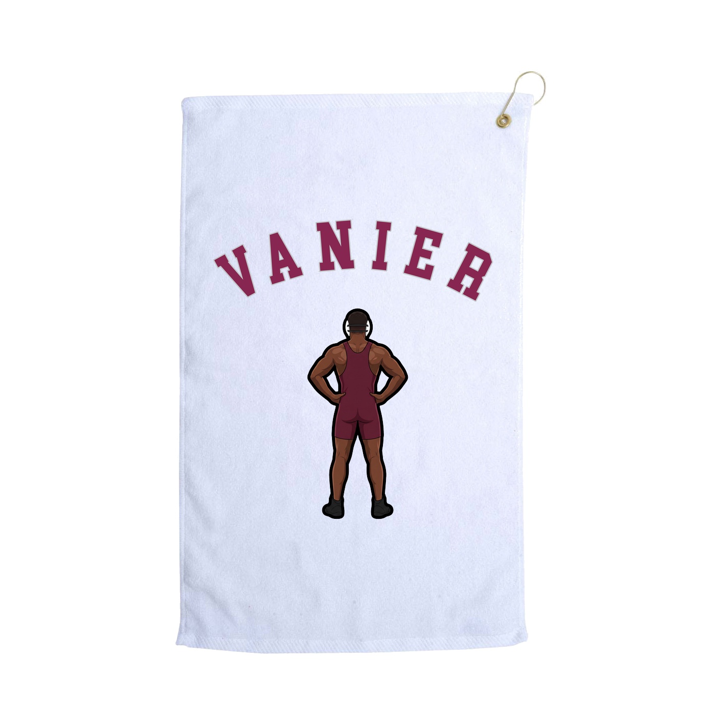 Golf Towel — Shirsey Arch in White