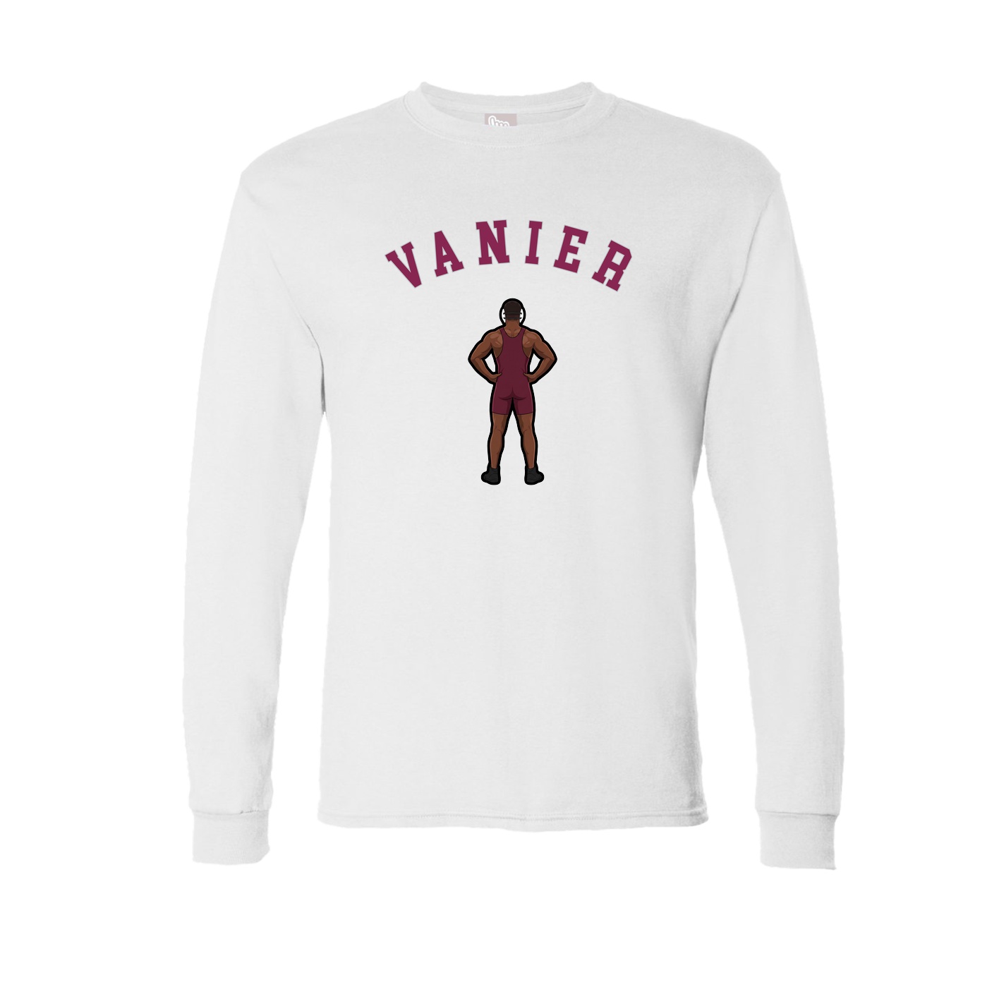Long Sleeve Tee — Shirsey Arch in White