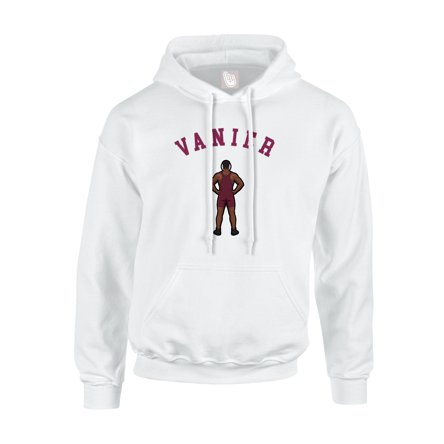 Youth Hoodie — Shirsey Arch in White