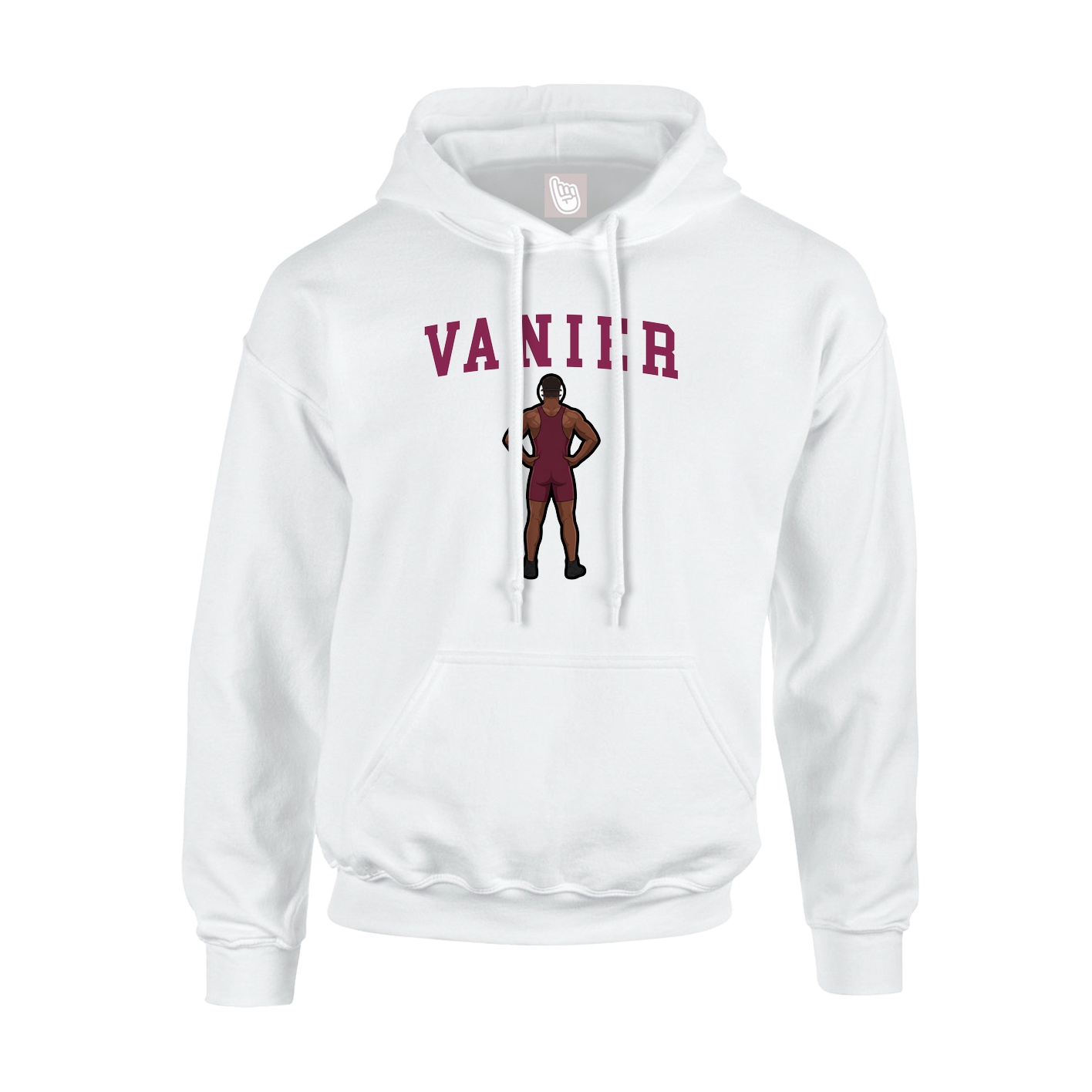 Hoodie — Shirsey in White