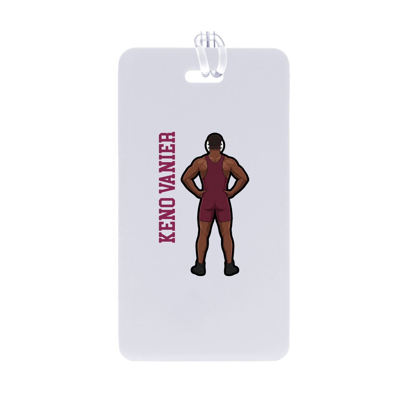Bag Tag — Name Vertical in Classic