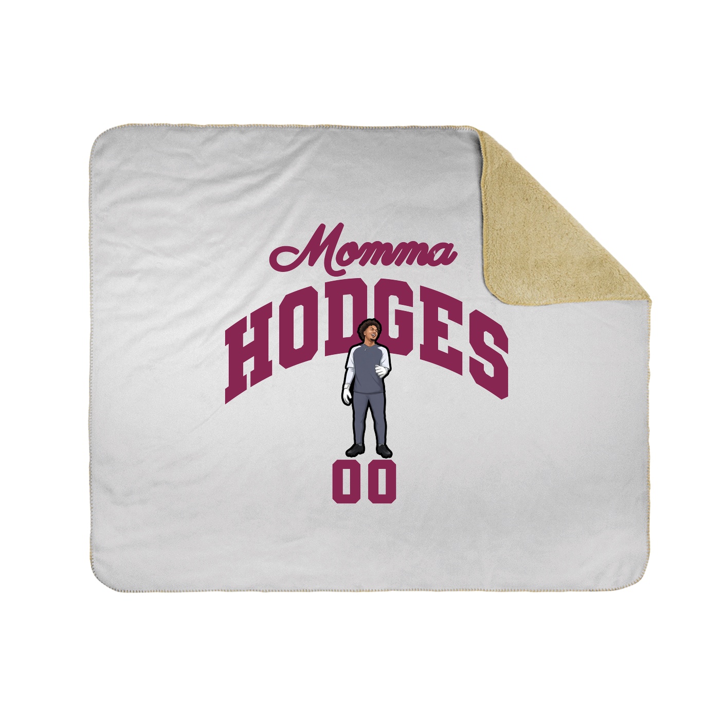 Throw Blanket — Mothers Day Arch in White