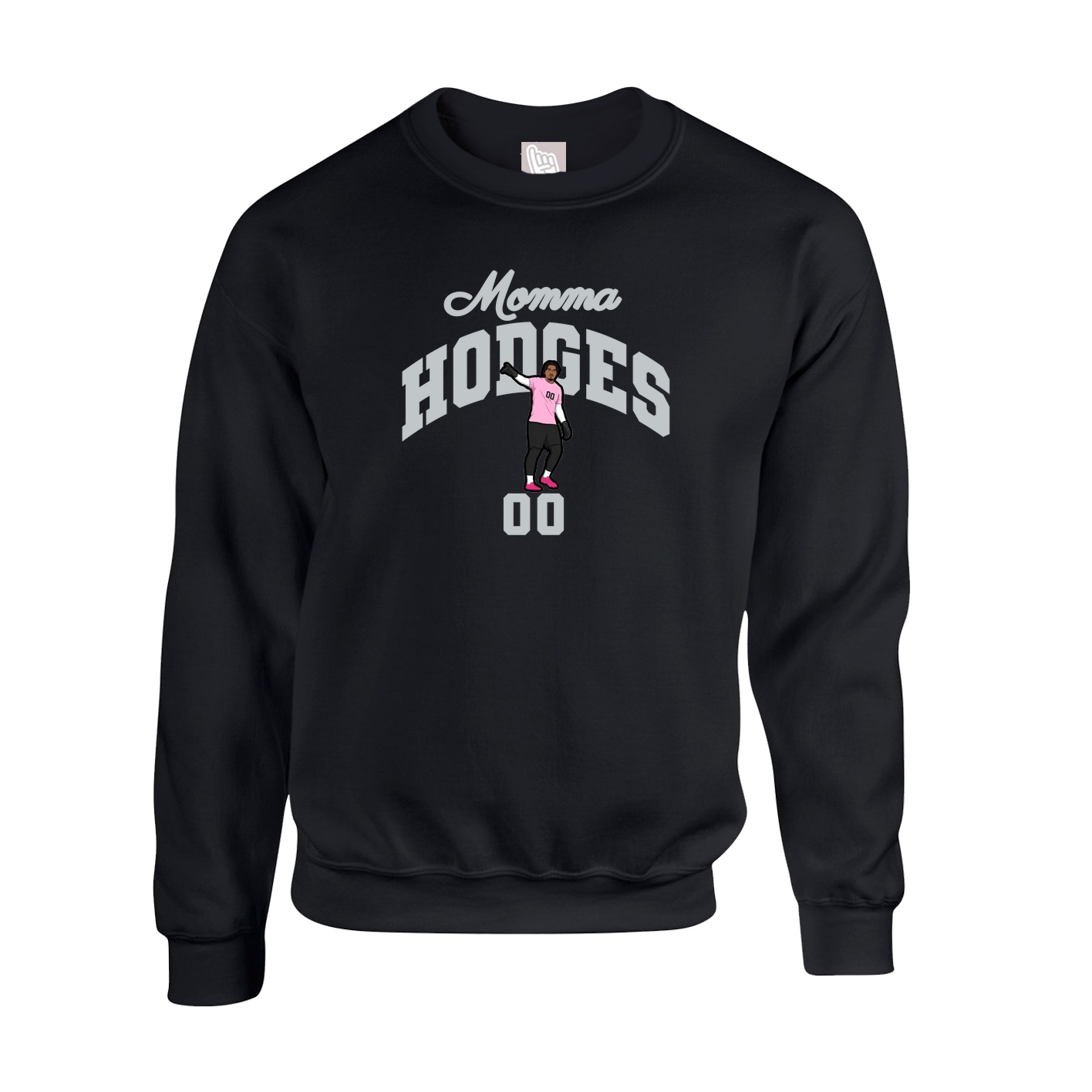 Fleece Crew — Mothers Day Arch in Black