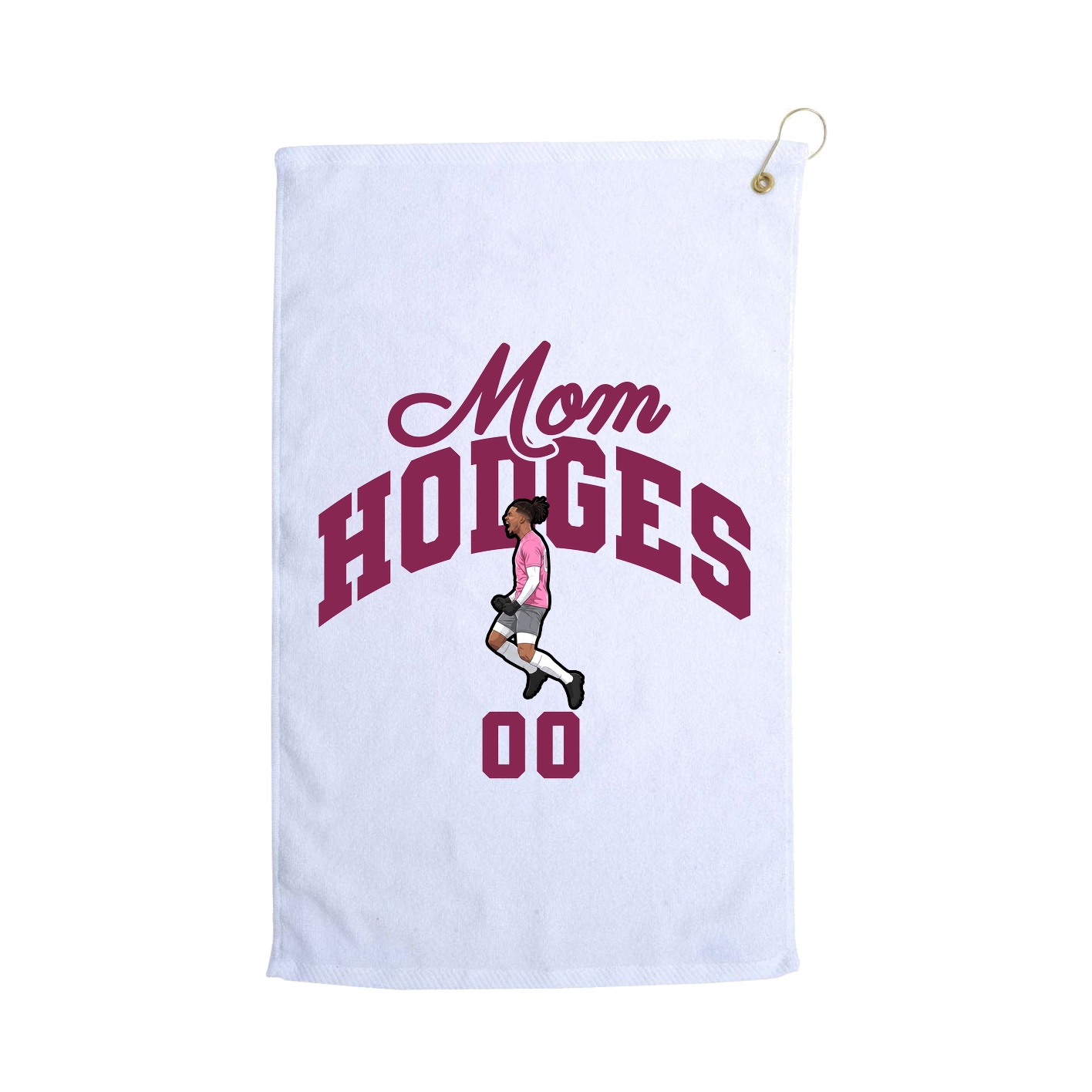 Golf Towel — Mothers Day Arch in White
