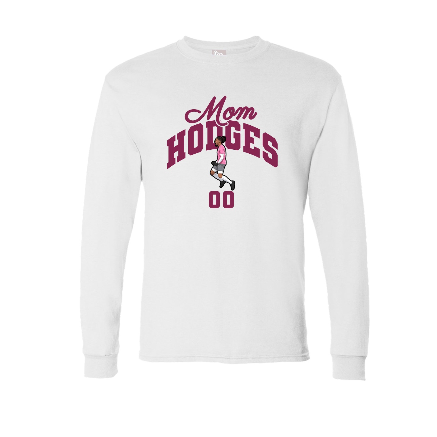 Long Sleeve Tee — Mothers Day Arch in White