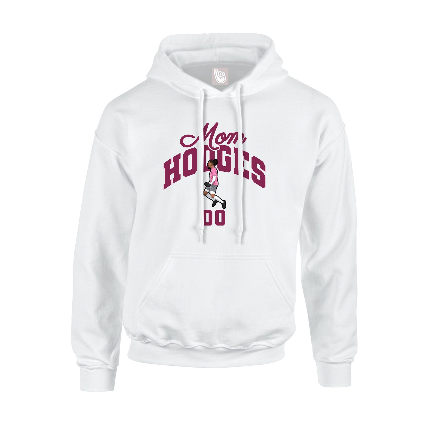 Youth Hoodie — Mothers Day Arch in White