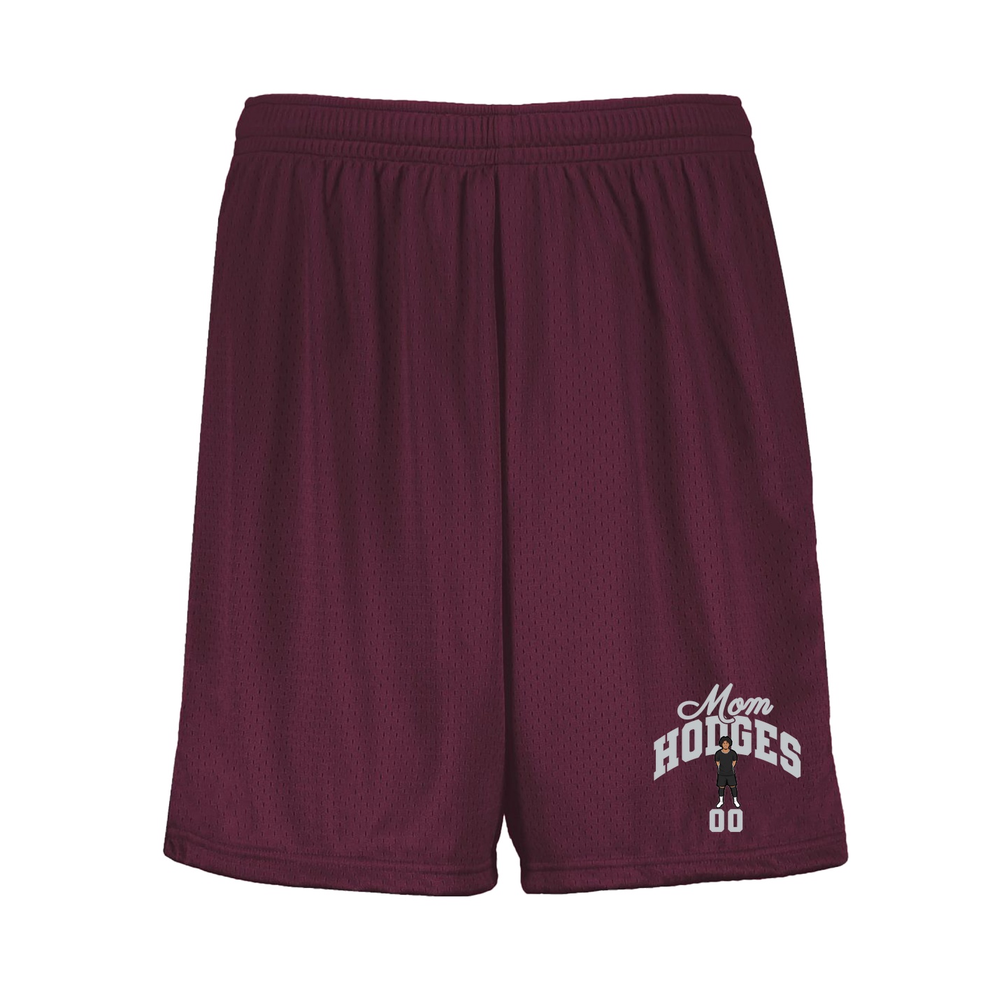 Shorts — Mothers Day Arch in Maroon