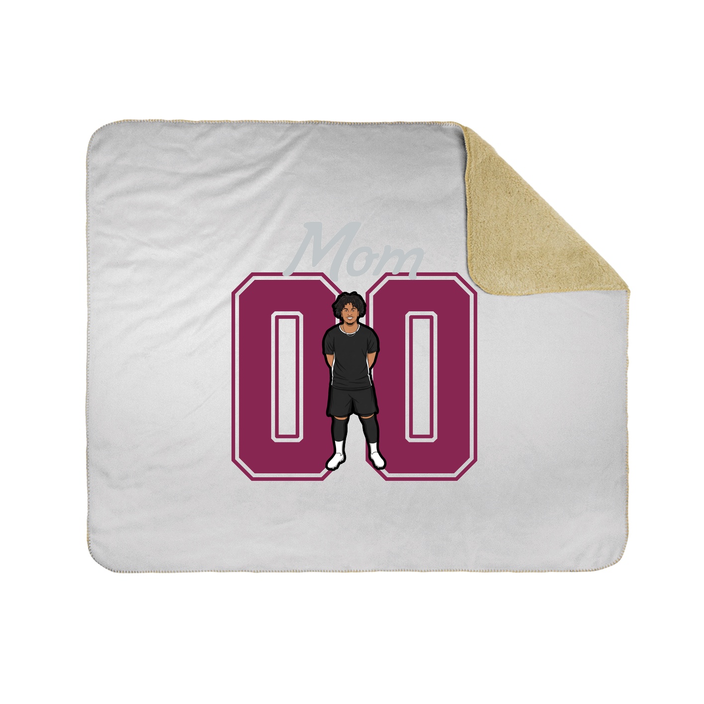Throw Blanket — Mothers Day Shirsey in White