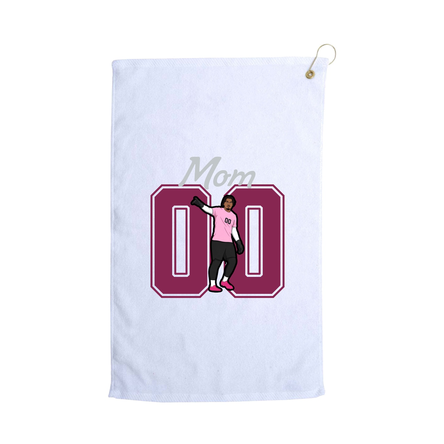 Golf Towel — Mothers Day Shirsey in White