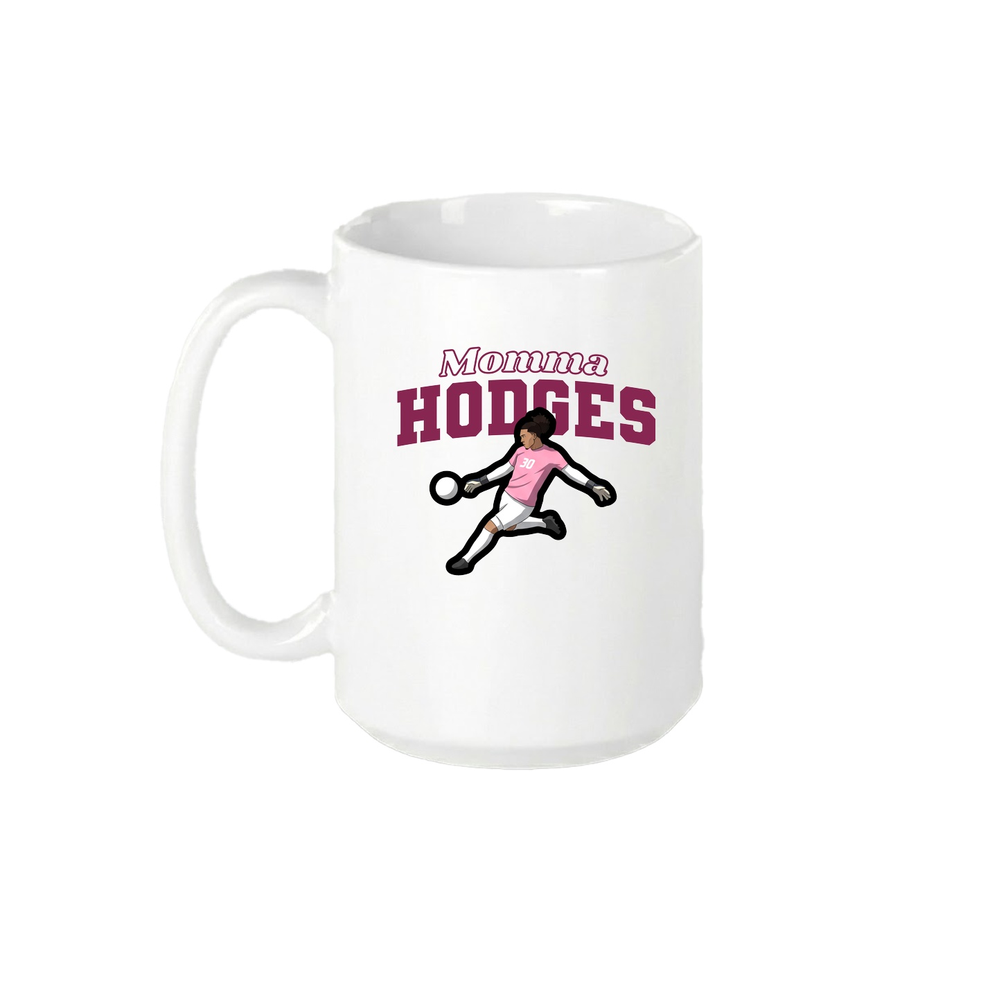 15oz Coffee Mug — Mothers Day Block in White