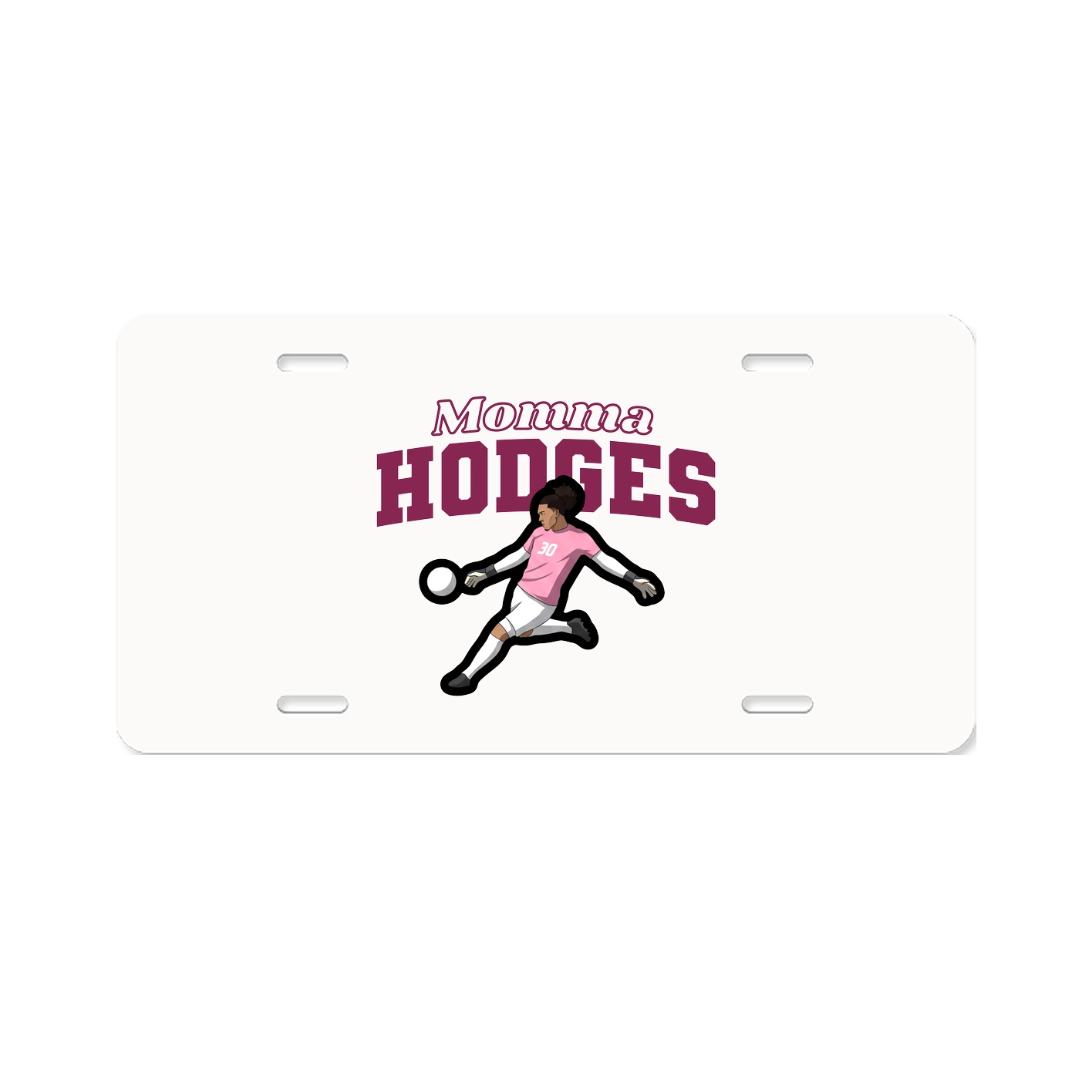 License Plate — Mothers Day Block in Classic