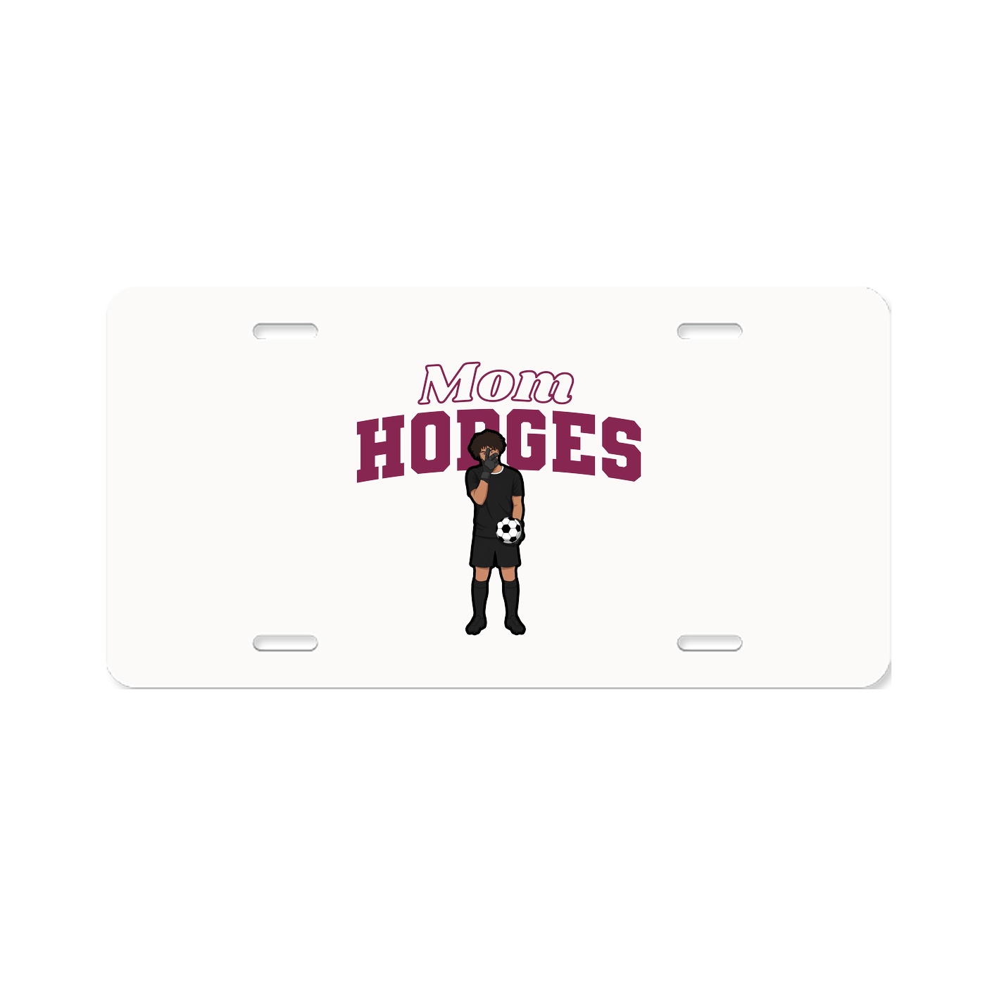 License Plate — Mothers Day Block in Classic