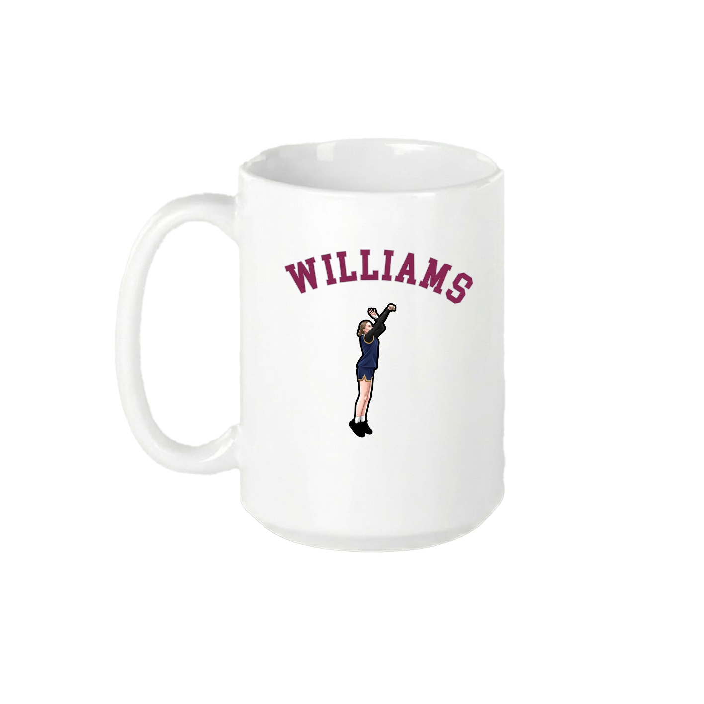 15oz Coffee Mug — Shirsey Arch in White