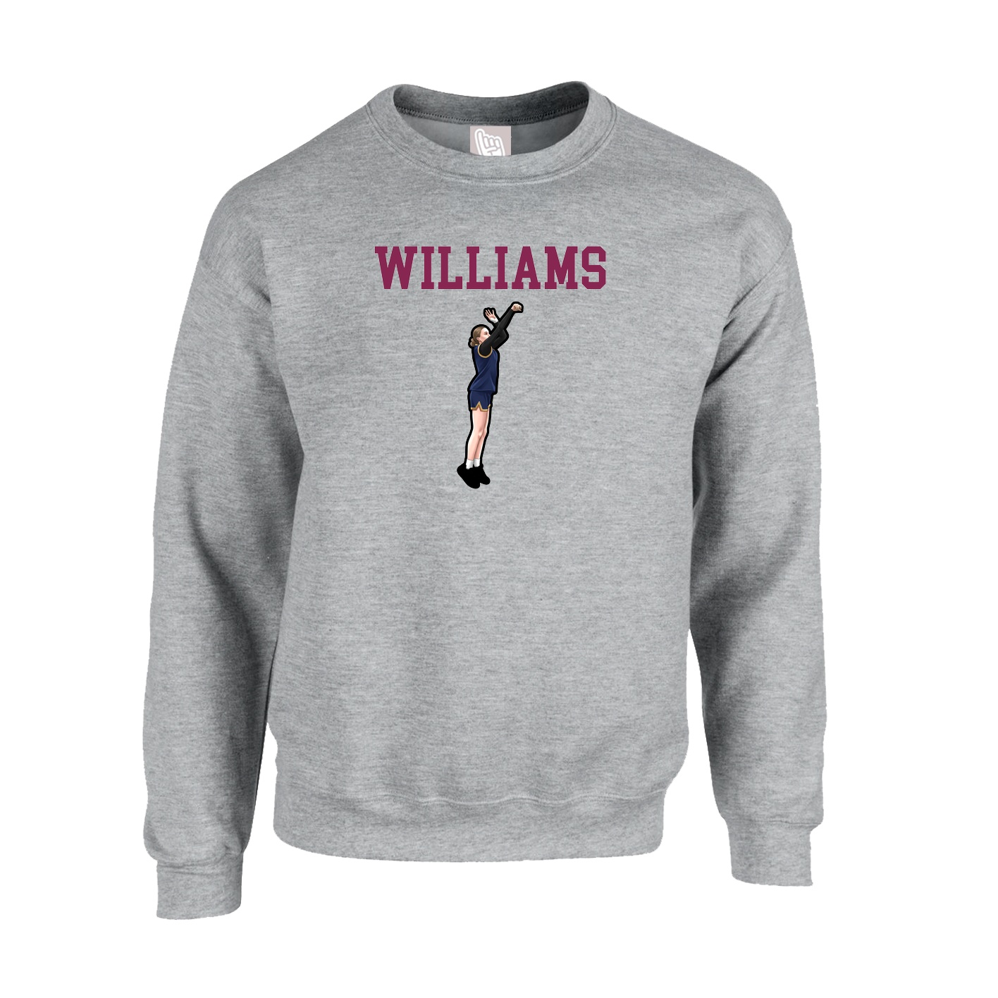 Fleece Crew — Shirsey in Grey