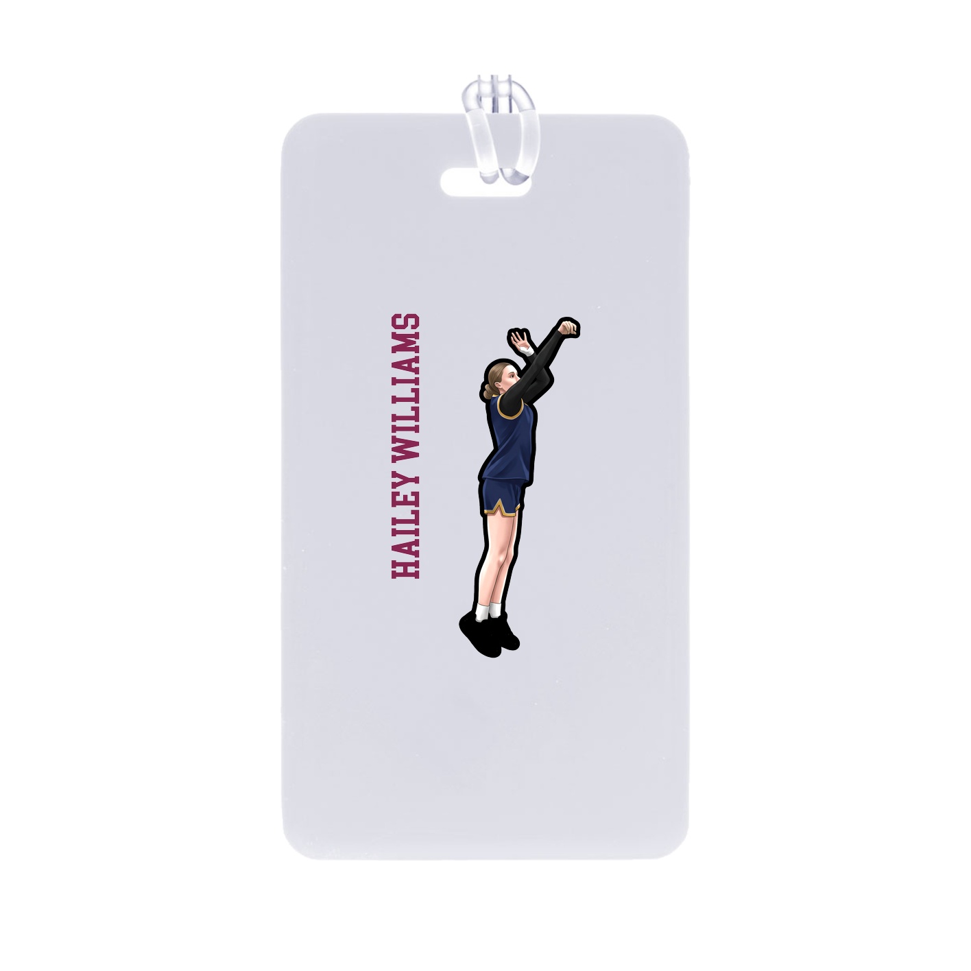 Bag Tag — Name Vertical in Classic