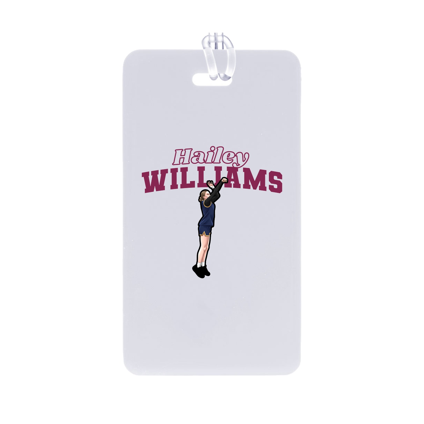 Bag Tag — Name Arch in Classic