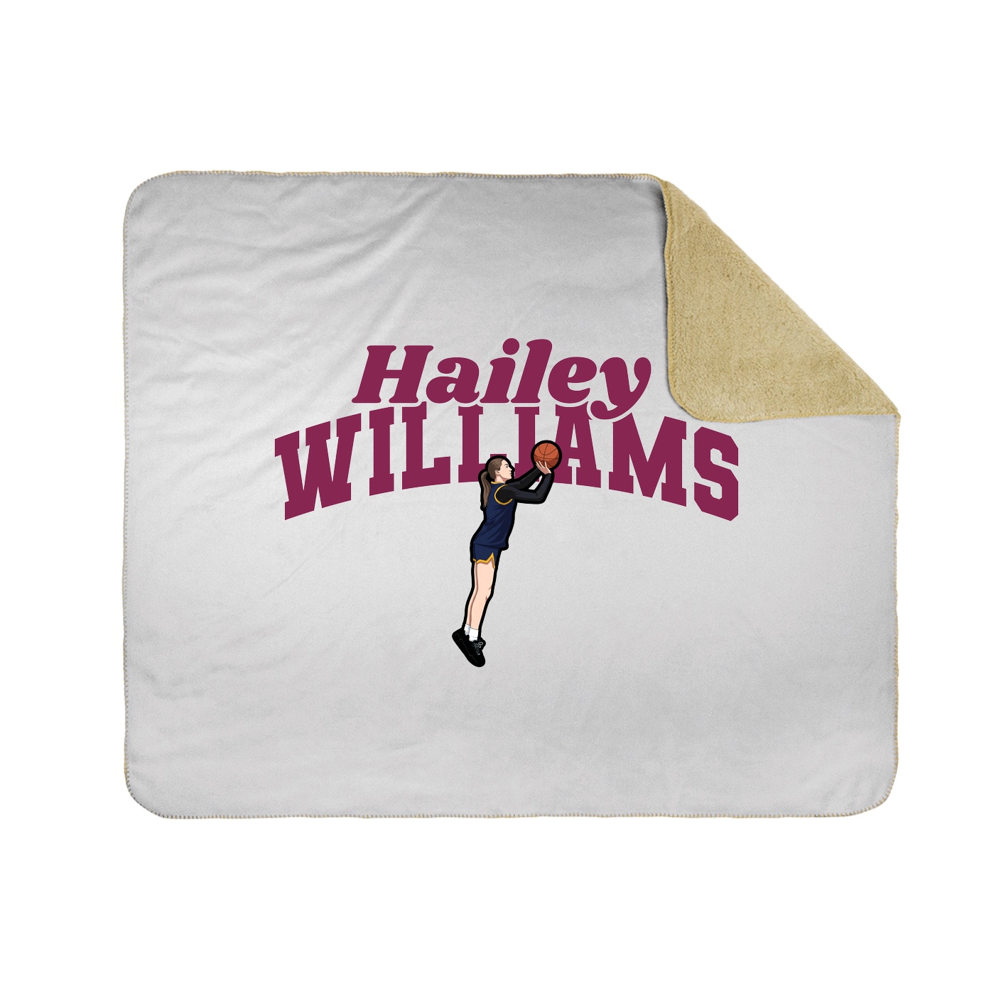 Throw Blanket — Signature Arch in White